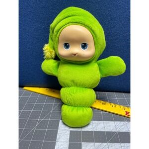 Playskool Lullaby Gloworm Neon Green 2017 Hasbro E2695 Plush Light Up Musical